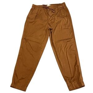 Lou & Grey Camel Brown Casual Tapered Pants Size Medium